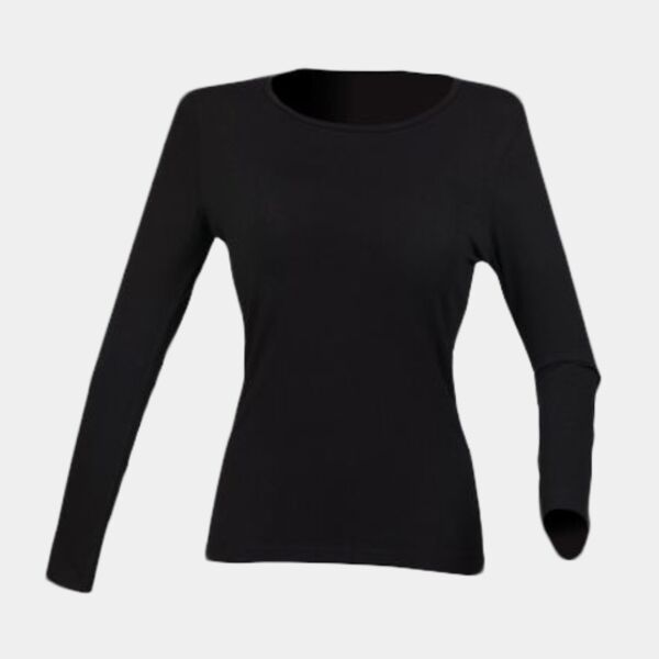 Women's feel good long sleeved stretch t-shirt Thumbnail