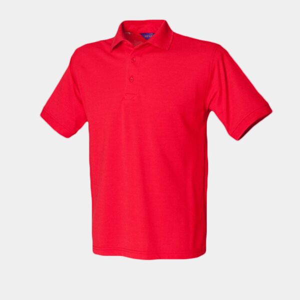 Henbury Heavy Poly/Cotton Piqué Polo Shirt Thumbnail