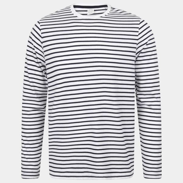 Unisex long-sleeved striped T Thumbnail