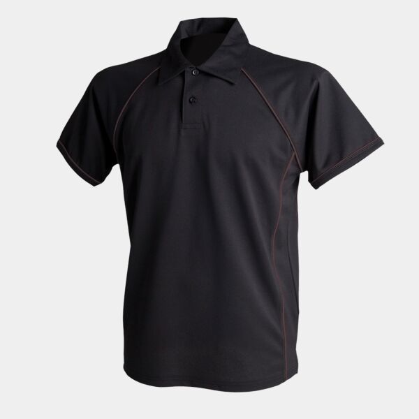 Team Performance Piped Polo Shirt (adults) Thumbnail