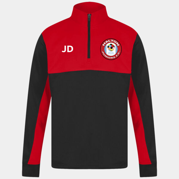 Training  - Football Team Kids 1/4 Zip Tracksuit Top Thumbnail
