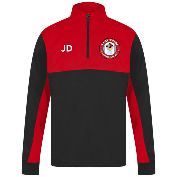 Training  - Football Team Kids 1/4 Zip Tracksuit Top Thumbnail