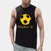 High neck slash armhole vest Thumbnail